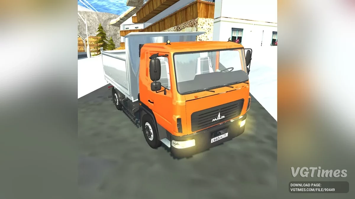 Simple Car Crash Physics Sim — Маз 5550 самосвал