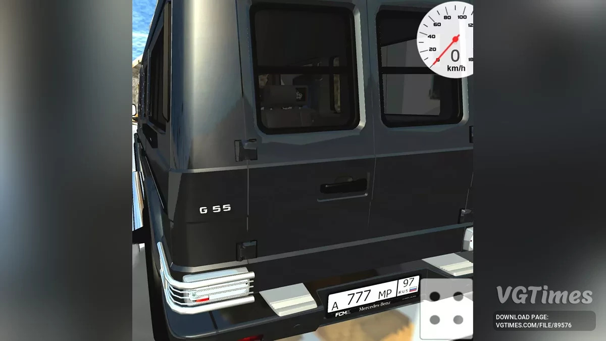 Simple Car Crash Physics Sim — Mercedes 55 AMG G-CLASS Scorpion