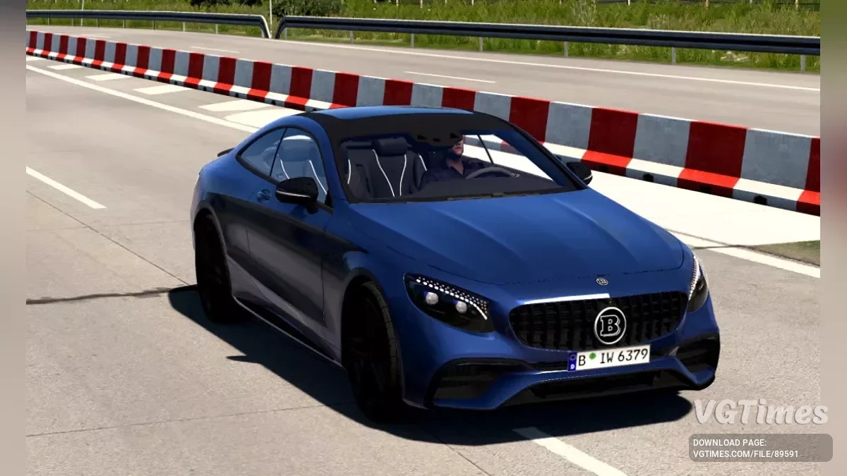 Euro Truck Simulator 2 — Mercedes AMG S63 Coupe Brabus 800 2019
