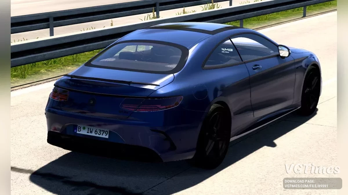 Euro Truck Simulator 2 — Mercedes AMG S63 Coupe Brabus 800 2019