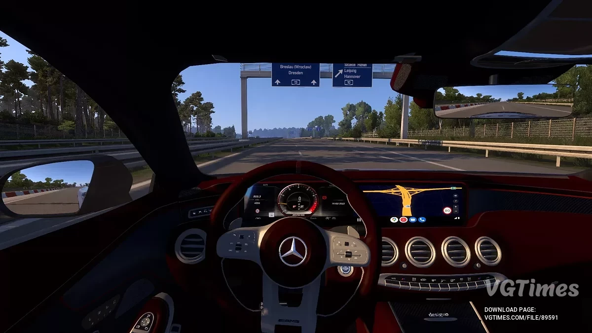 Euro Truck Simulator 2 — Mercedes AMG S63 Coupe Brabus 800 2019