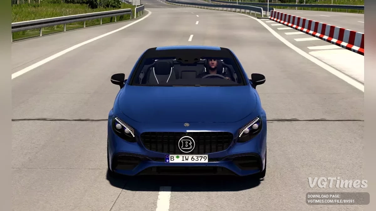 Euro Truck Simulator 2 — Mercedes AMG S63 Coupe Brabus 800 2019