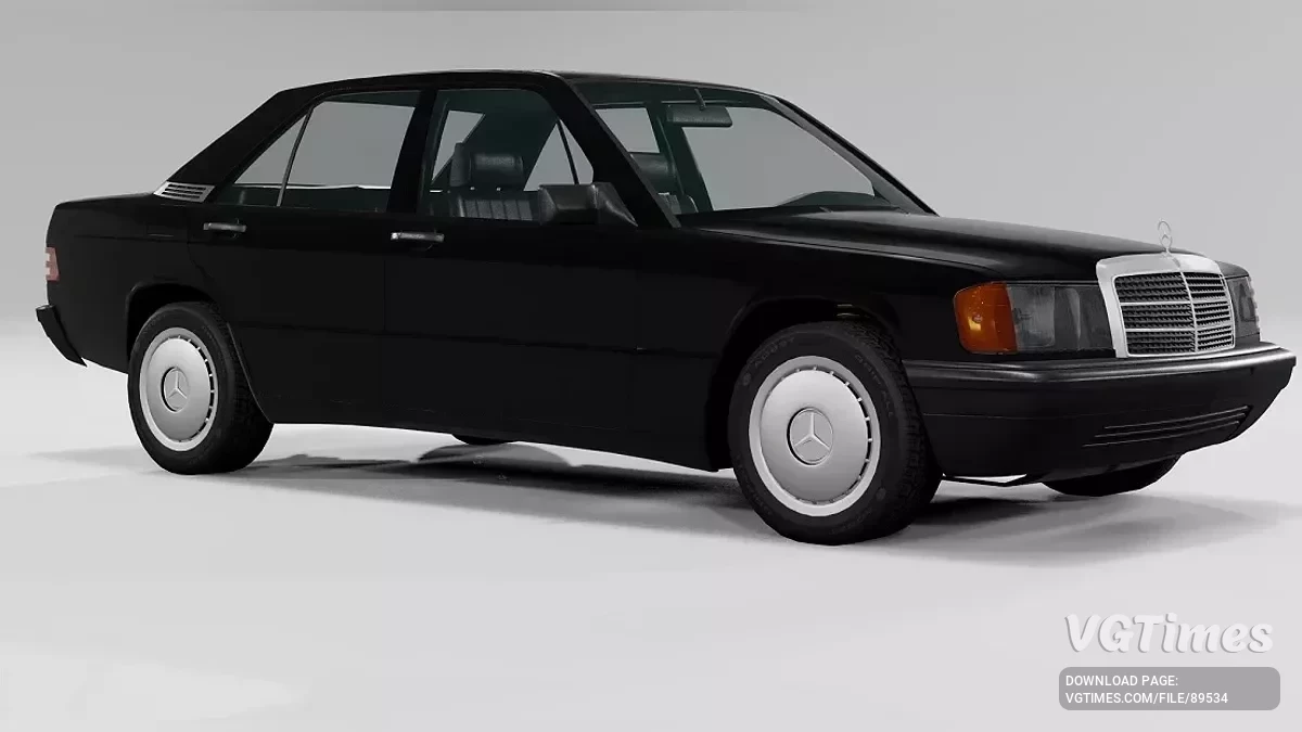 BeamNG.drive — Mercedes-Benz 190E W201 (0.37.x)