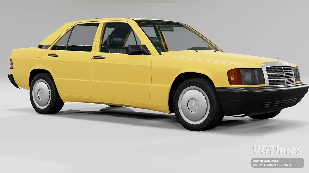 BeamNG.drive — Mercedes-Benz 190E W201 (0.37.x)