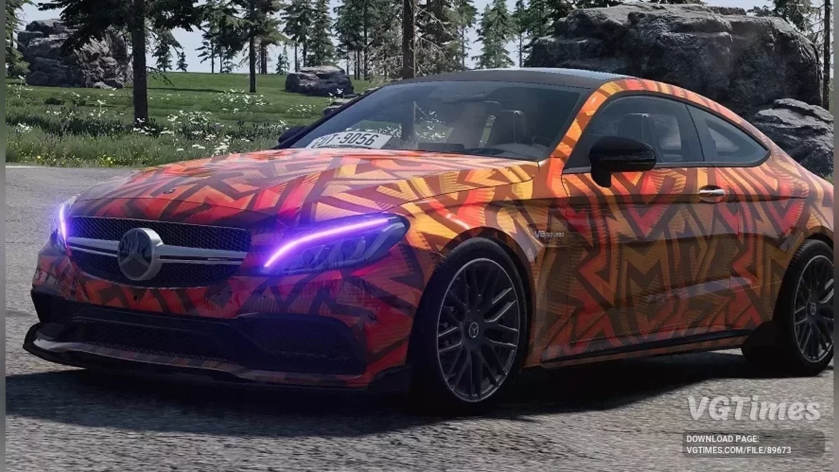 BeamNG.drive — Mercedes-Benz C-Class Coupe v4.10 (0.37.x)