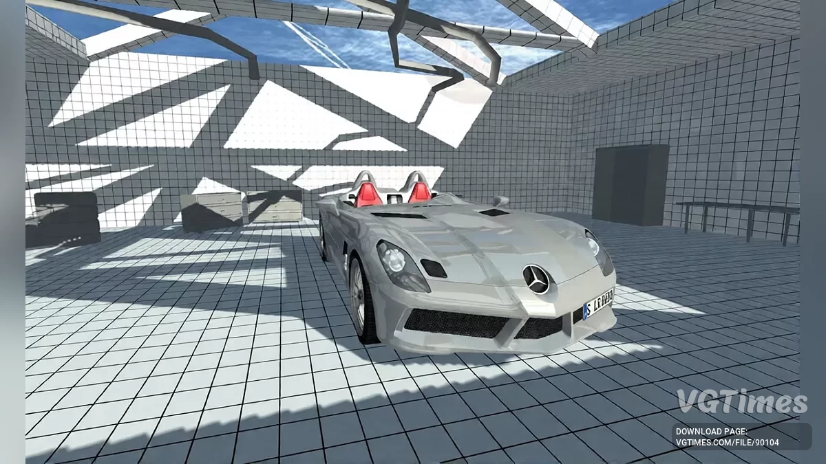 Simple Car Crash Physics Sim — Mercedes-Benz SLR Stirling Moss