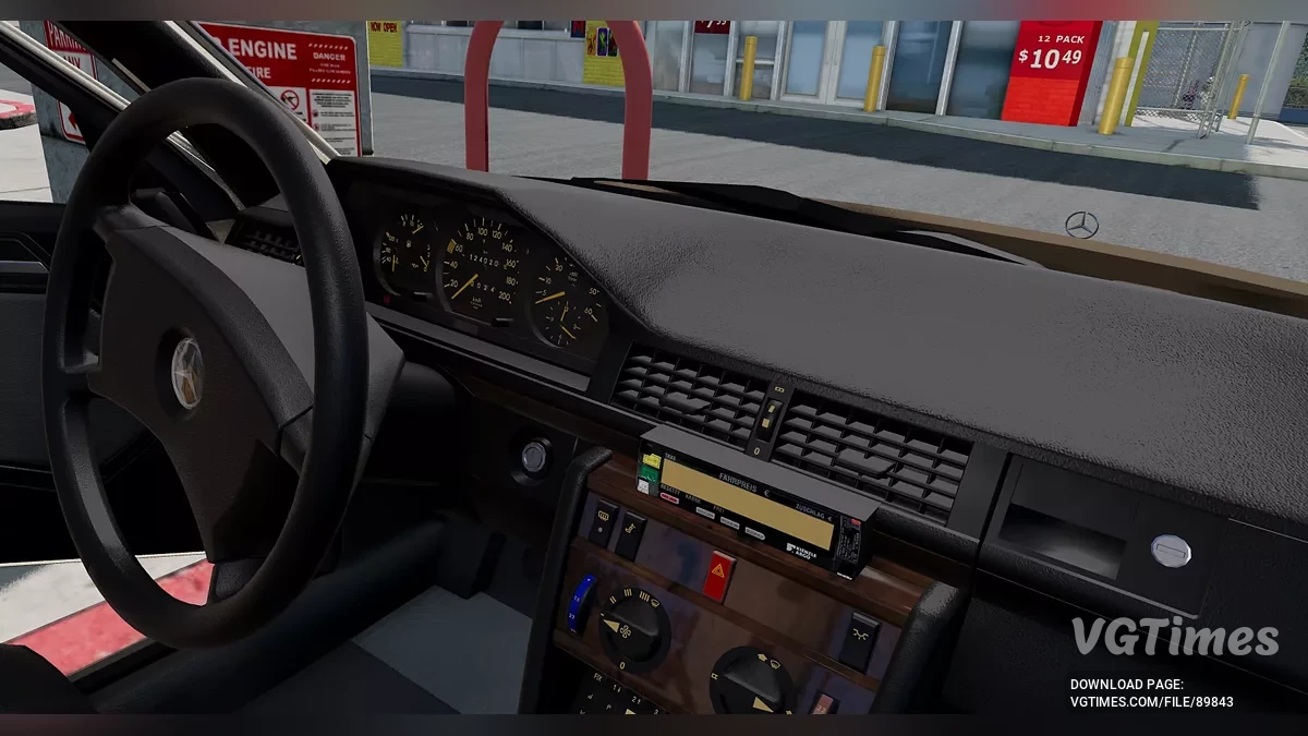 BeamNG.drive — Mercedes-Benz W124 1980-1990s Pack v2.0 (0.38.x)