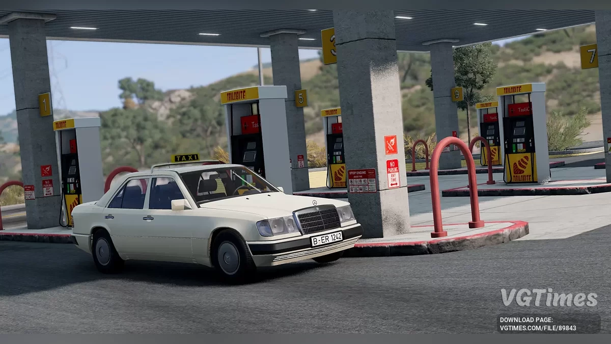 BeamNG.drive — Mercedes-Benz W124 1980-1990s Pack v2.0 (0.38.x)