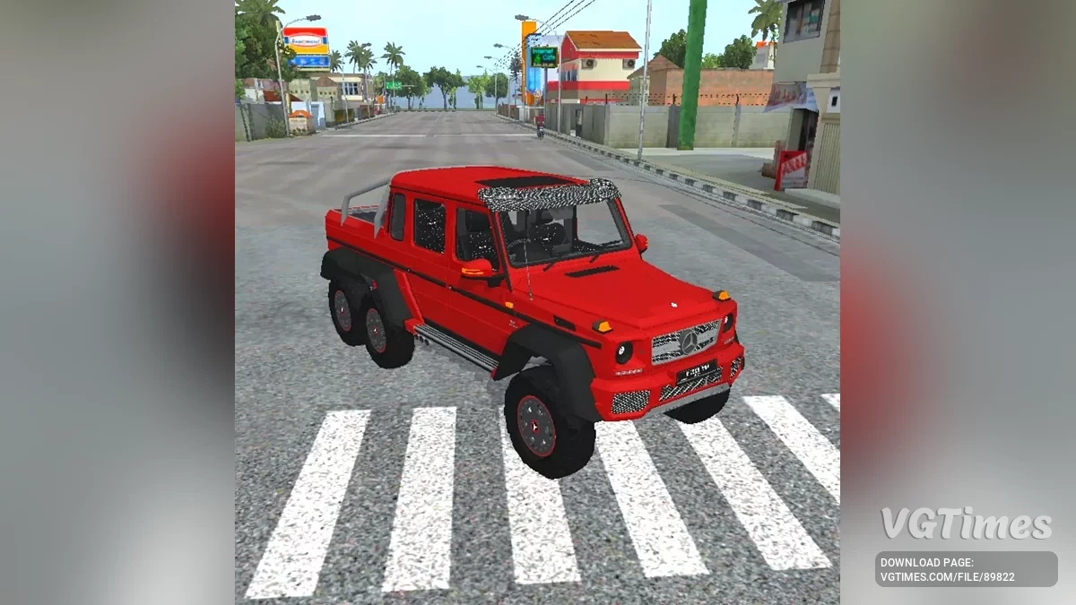 Bus Simulator Indonesia — Mercedes G-class 6X6