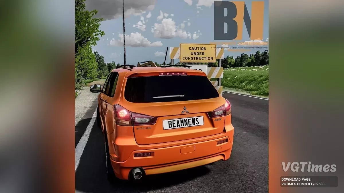 BeamNG.drive — Mitsubishi ASX fix (0.37.x)