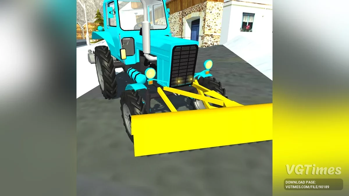 Simple Car Crash Physics Sim — МТЗ-80 снегоуборщик