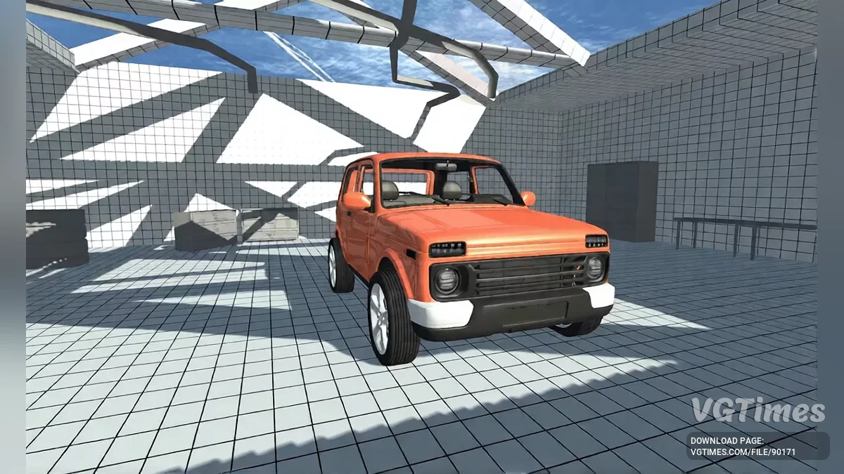 Simple Car Crash Physics Sim — Нива Урбан