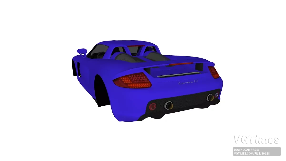 Simple Car Crash Physics Sim — Porsche Carrera GT