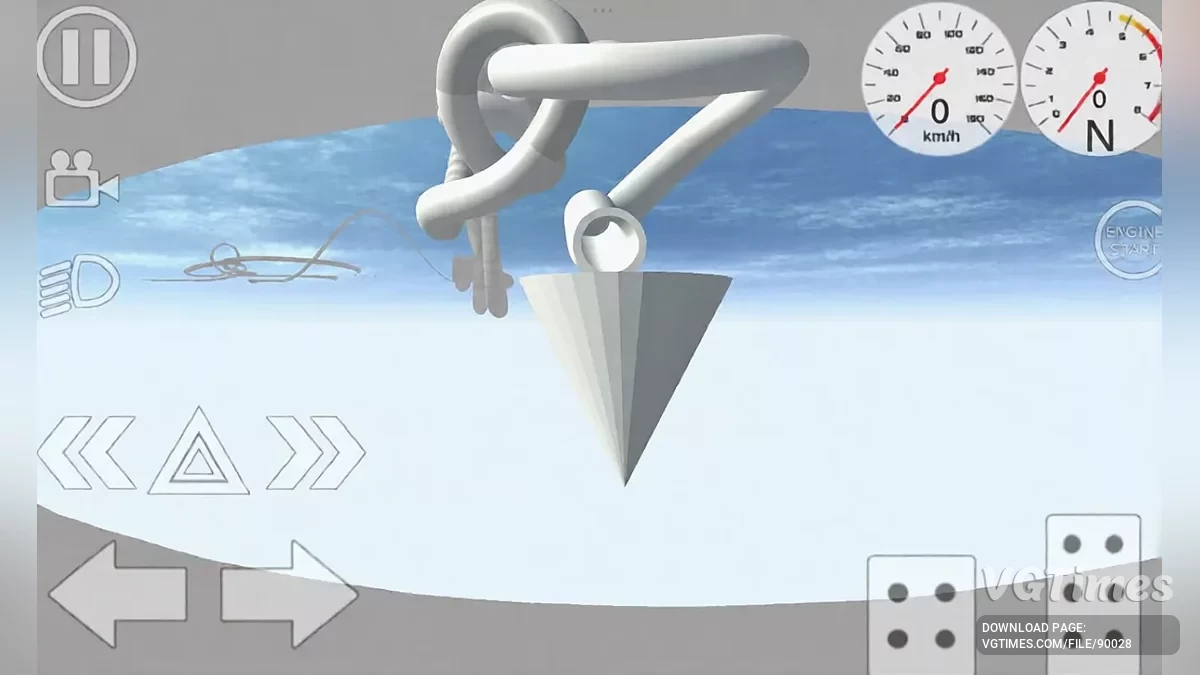 Simple Car Crash Physics Sim — Скилл тест 5 экстремальные горки