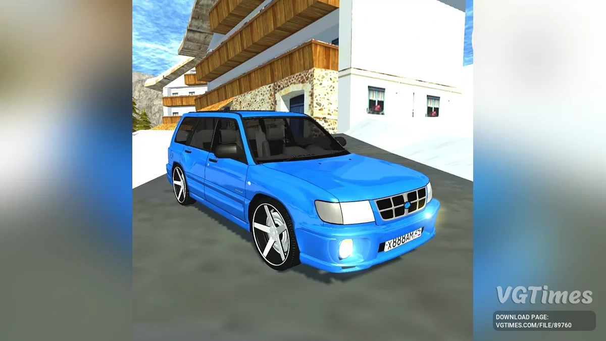 Simple Car Crash Physics Sim — Subaru Forester