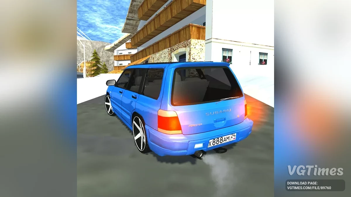 Simple Car Crash Physics Sim — Subaru Forester