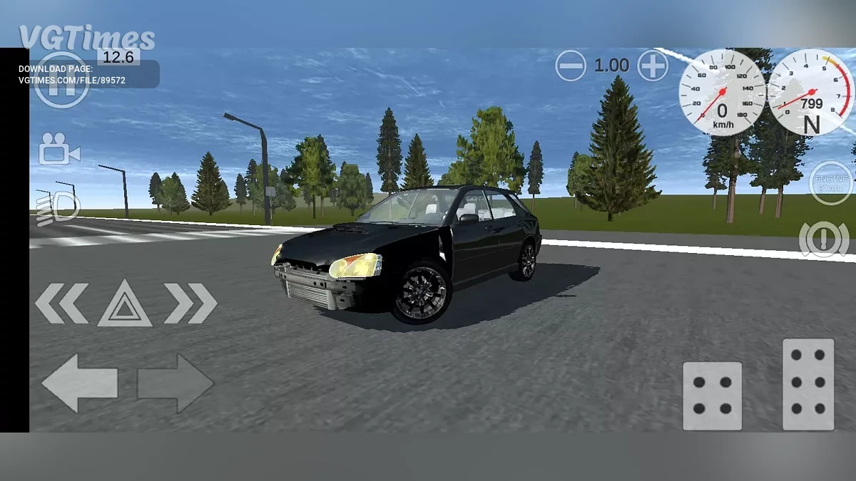 Not Simple Car Crash — Subaru WRX Wagon razvalina stage 2