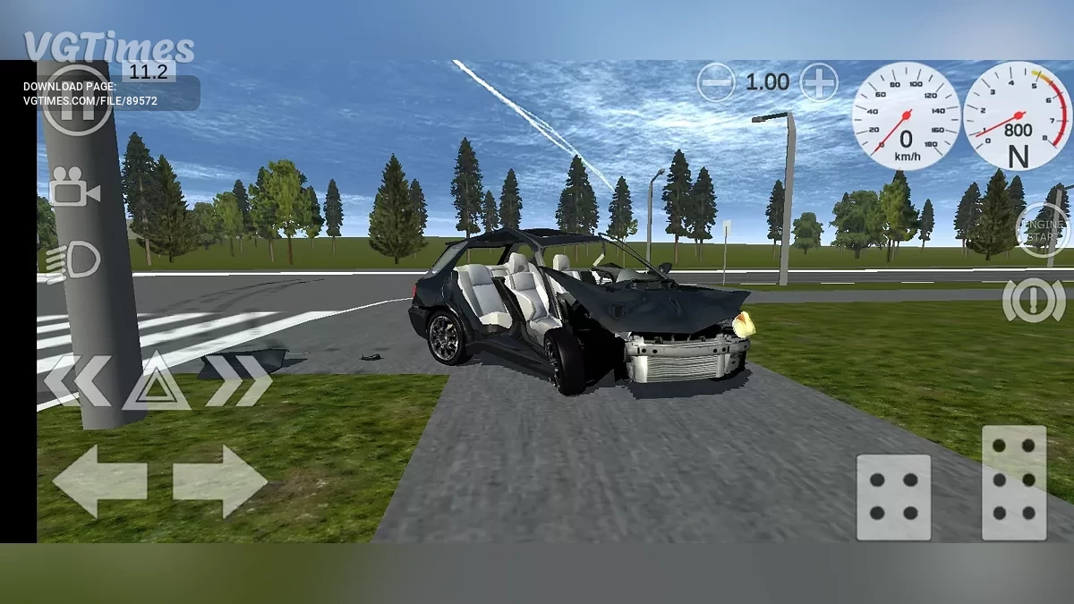 Not Simple Car Crash — Subaru WRX Wagon razvalina stage 2