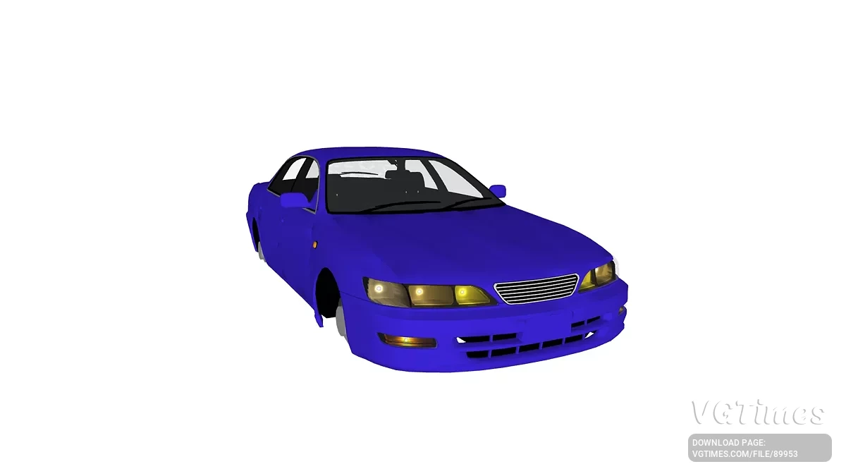 Simple Car Crash Physics Sim — Toyota Carina ED