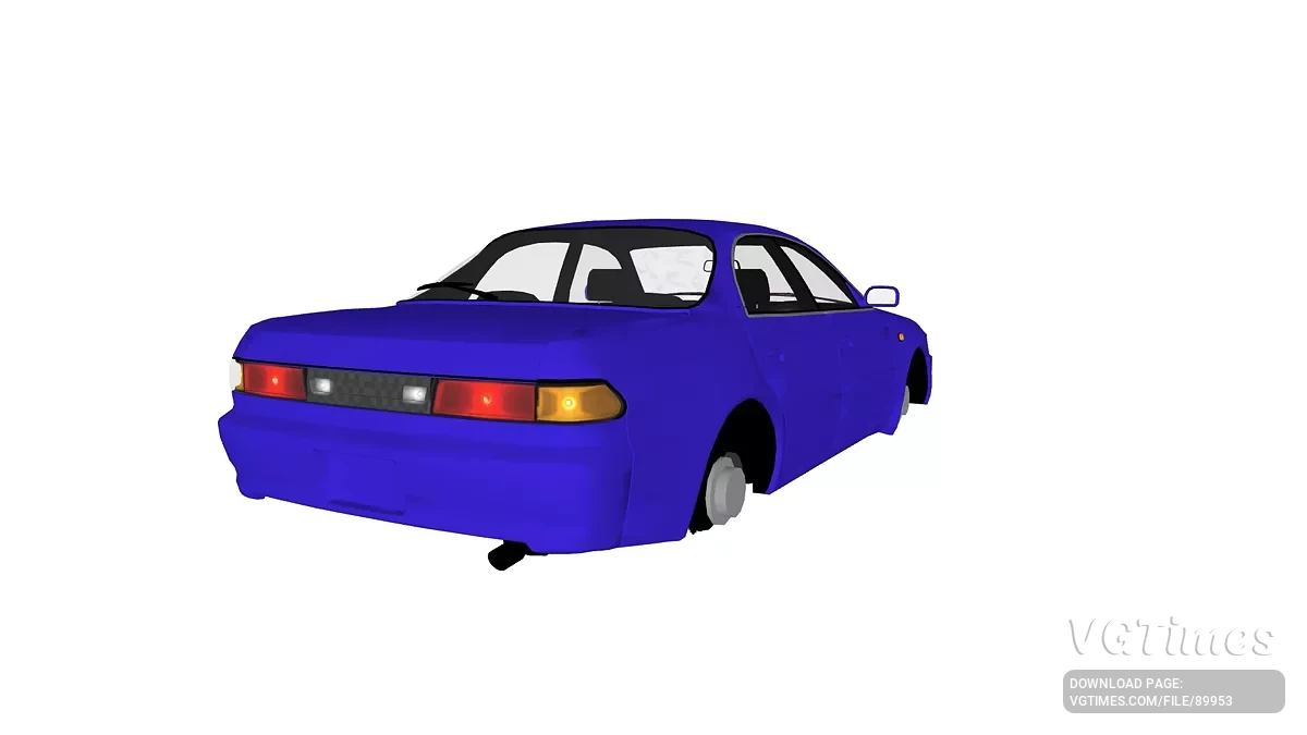 Simple Car Crash Physics Sim — Toyota Carina ED