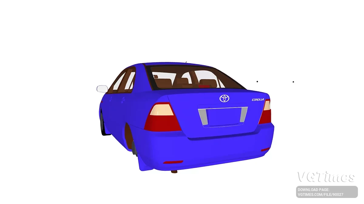 Simple Car Crash Physics Sim — Toyota Corolla 2007