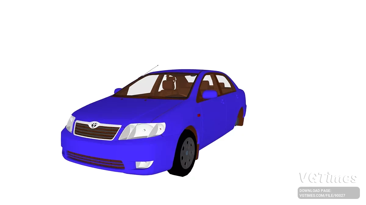 Simple Car Crash Physics Sim — Toyota Corolla 2007
