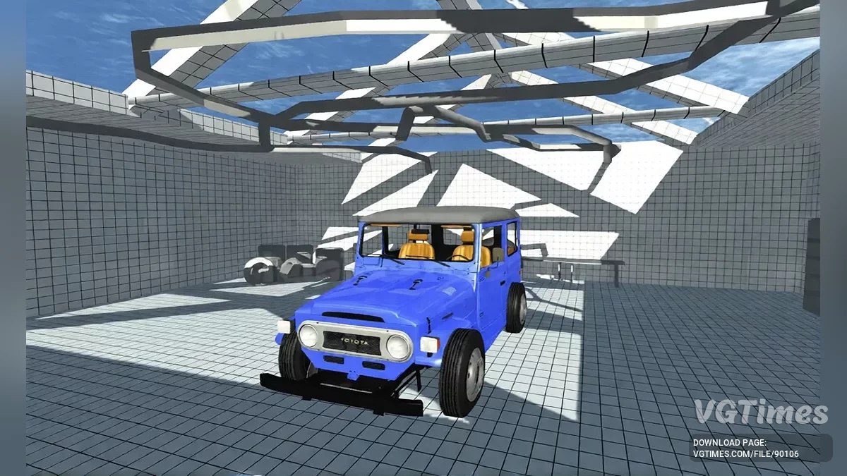 Not Simple Car Crash — Toyota Land Cruiser FJ40