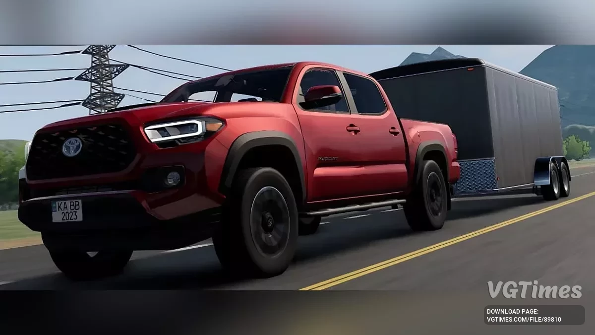 BeamNG.drive — Toyota Tacoma 2019 Edit v1.0 (0.38.x)