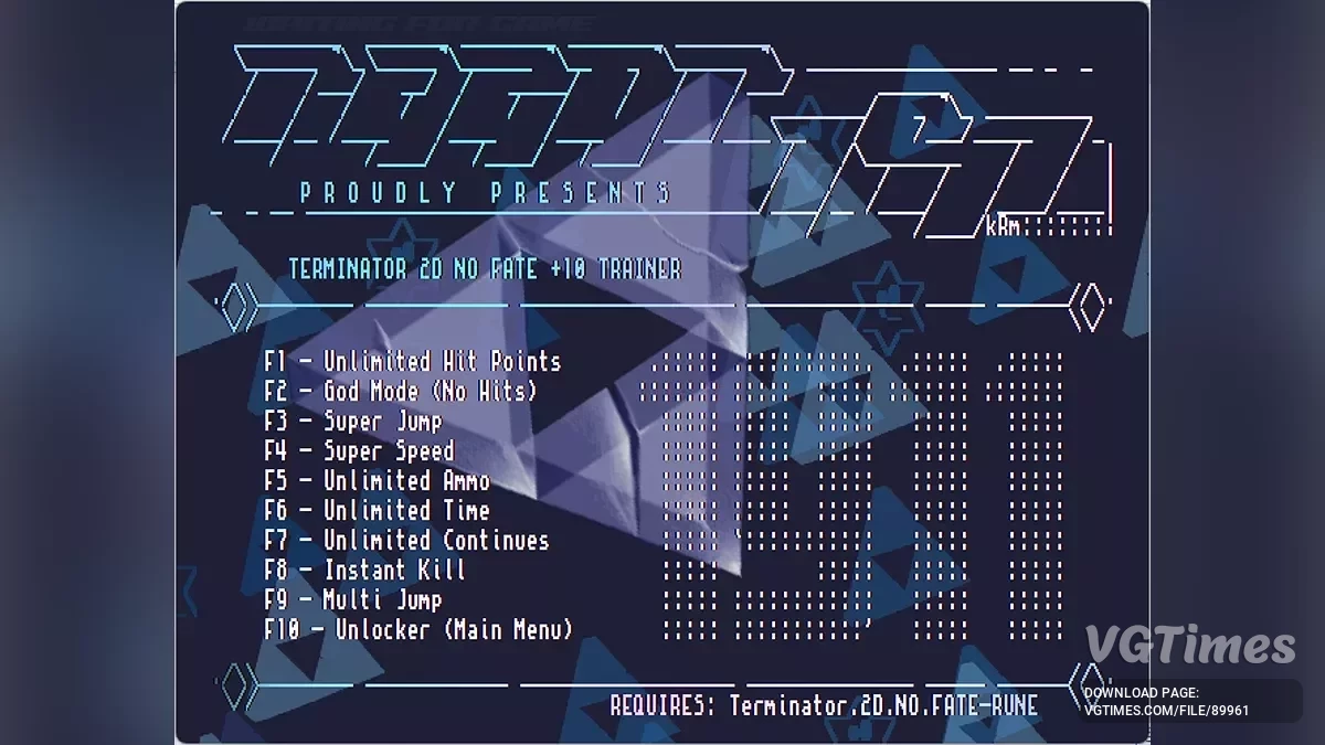 Terminator 2D: No Fate — Трейнер (+10) [RUNE]