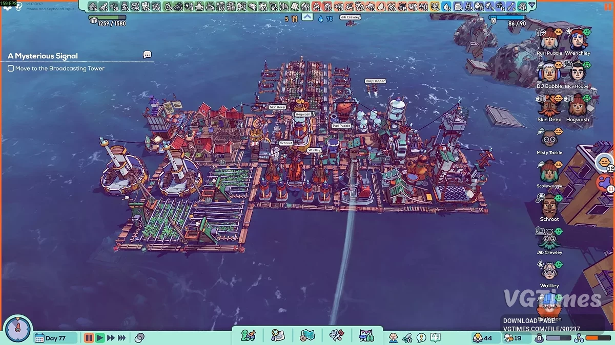 Flotsam — Улучшенная панель ресурсов