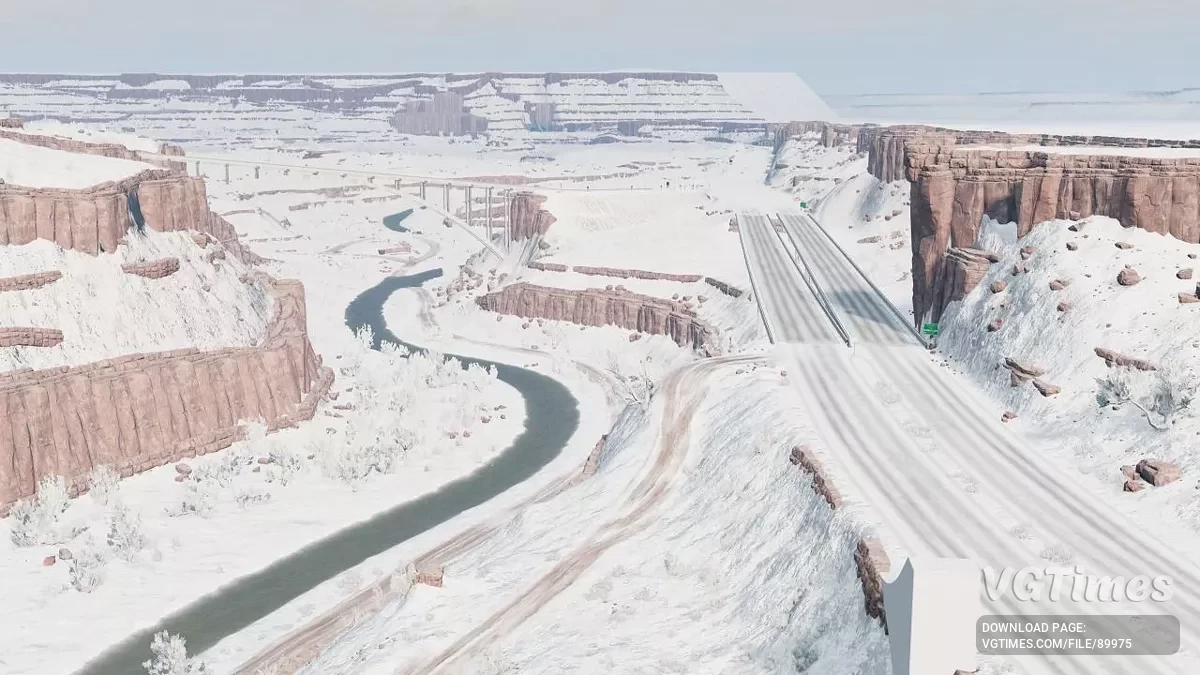 BeamNG.drive — Utah Snowy v1.3 (0.38.x)