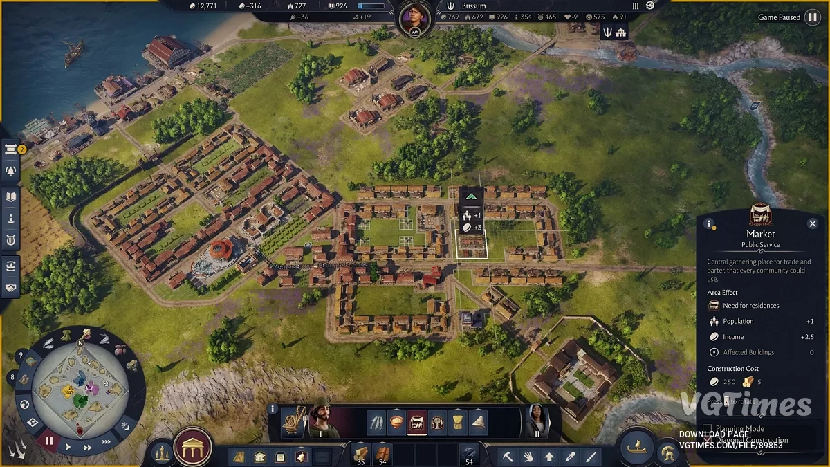 Anno 117: Pax Romana — Увеличение радиуса действия общественных зданий