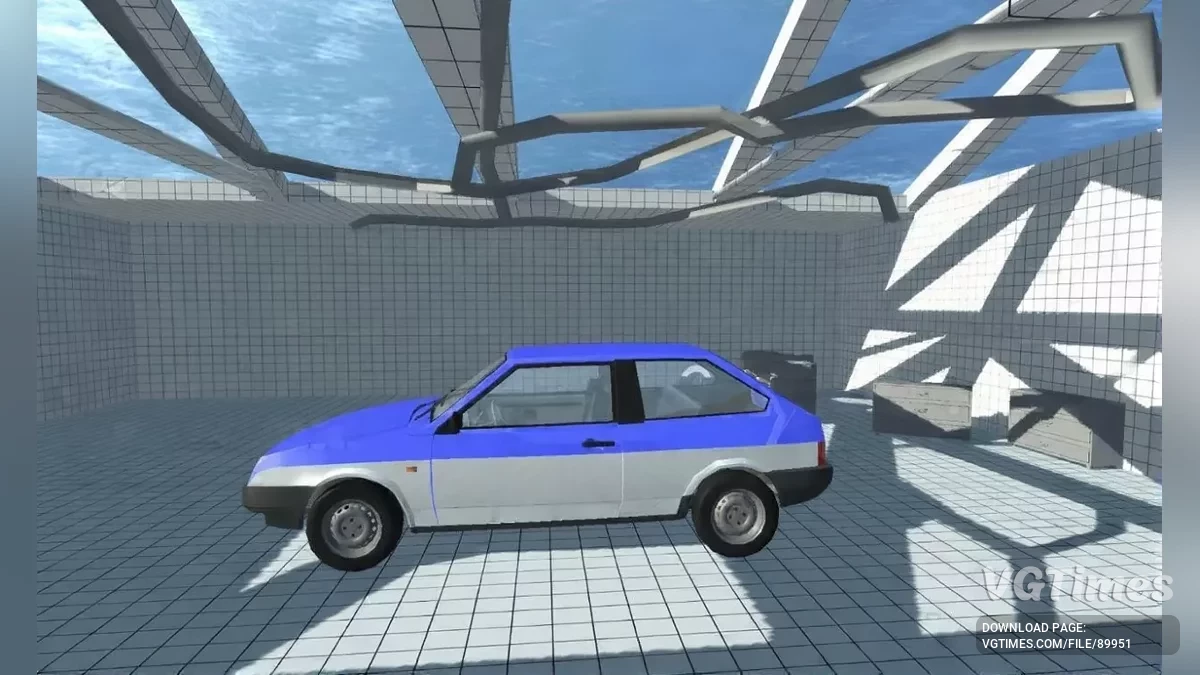 Simple Car Crash Physics Sim — Ваз 2108