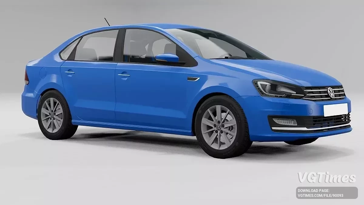 BeamNG.drive — Volkswagen Polo Sedan (Typ 6C) 2015 (0.37.x)