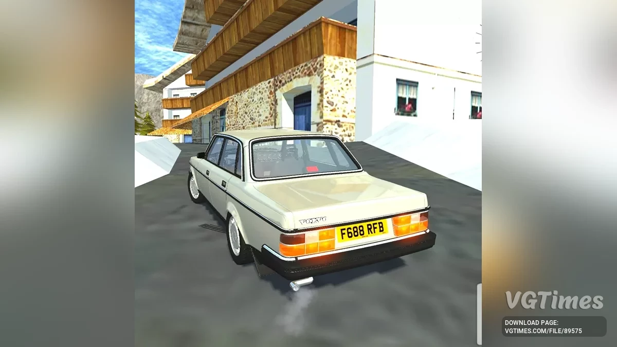Simple Car Crash Physics Sim — Volvo 240 244 1986-1993