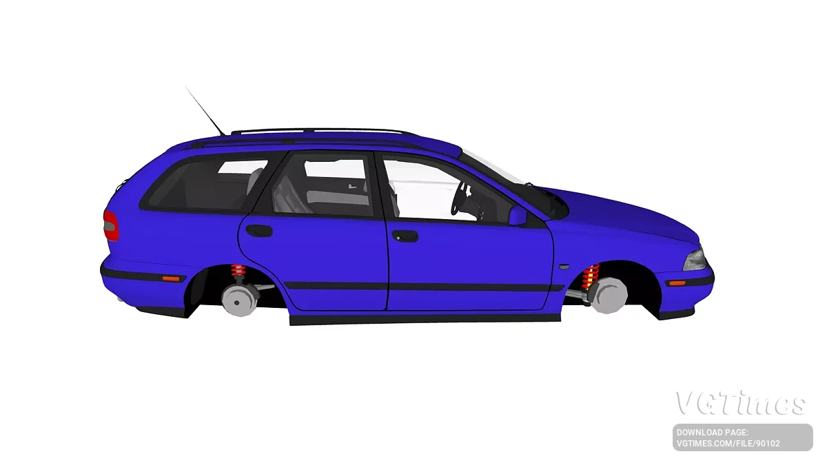 Simple Car Crash Physics Sim — Volvo V40