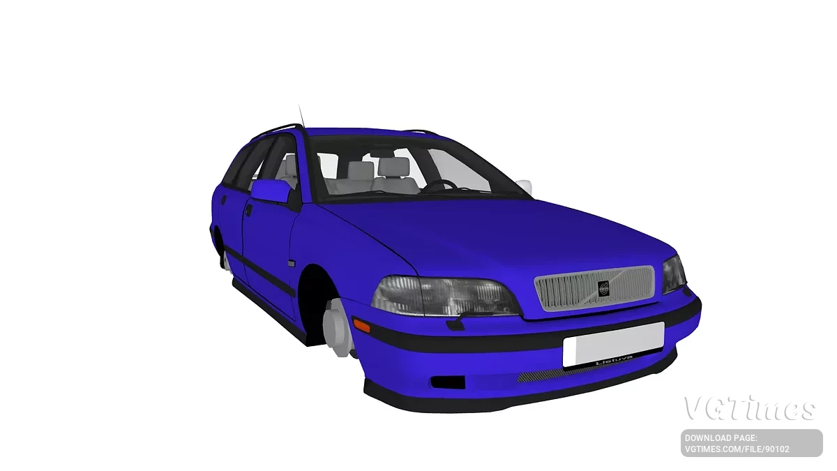 Simple Car Crash Physics Sim — Volvo V40