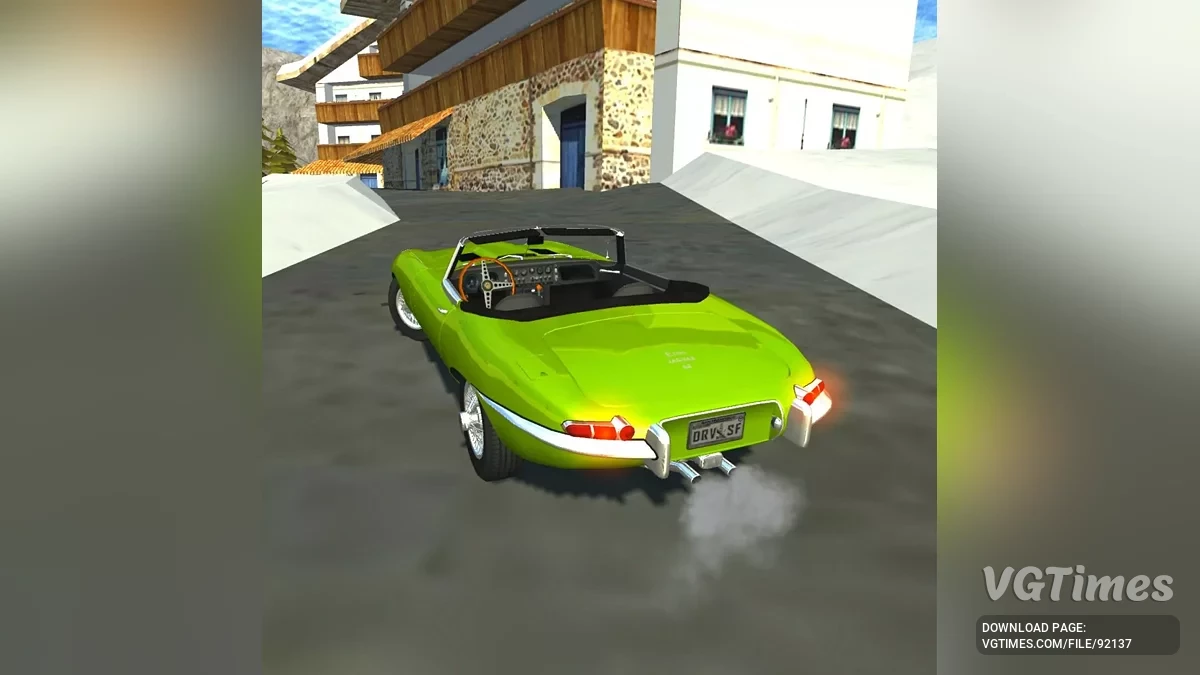 Simple Car Crash Physics Sim — Jaguar E-Type 1966