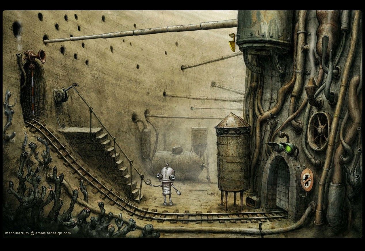 Скриншоты Machinarium - всего 4 картинки из игры