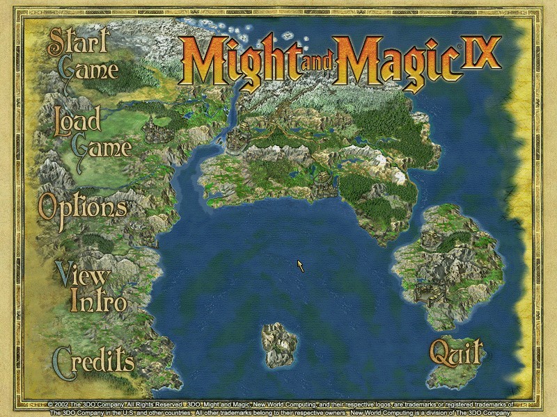 Might and magic 8 карта