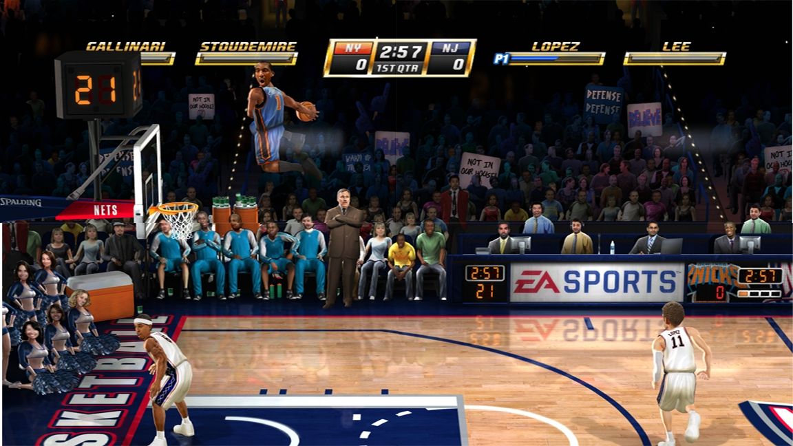 NBA игра EA Sports.