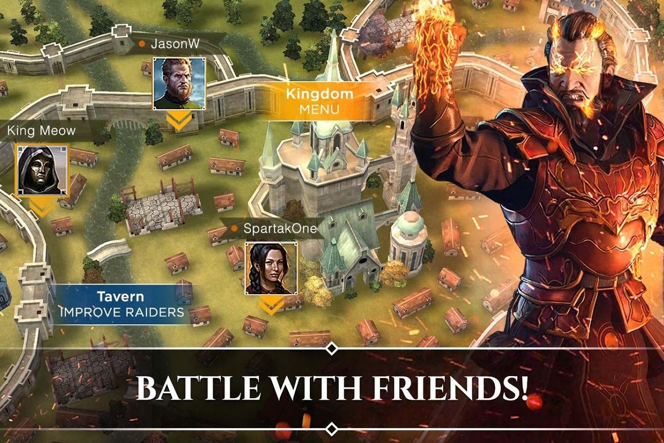 The kingdoms of ruin. Ривал кингдомс. Rival Kingdoms андроид. Противостояние миров. King of Kingdoms.