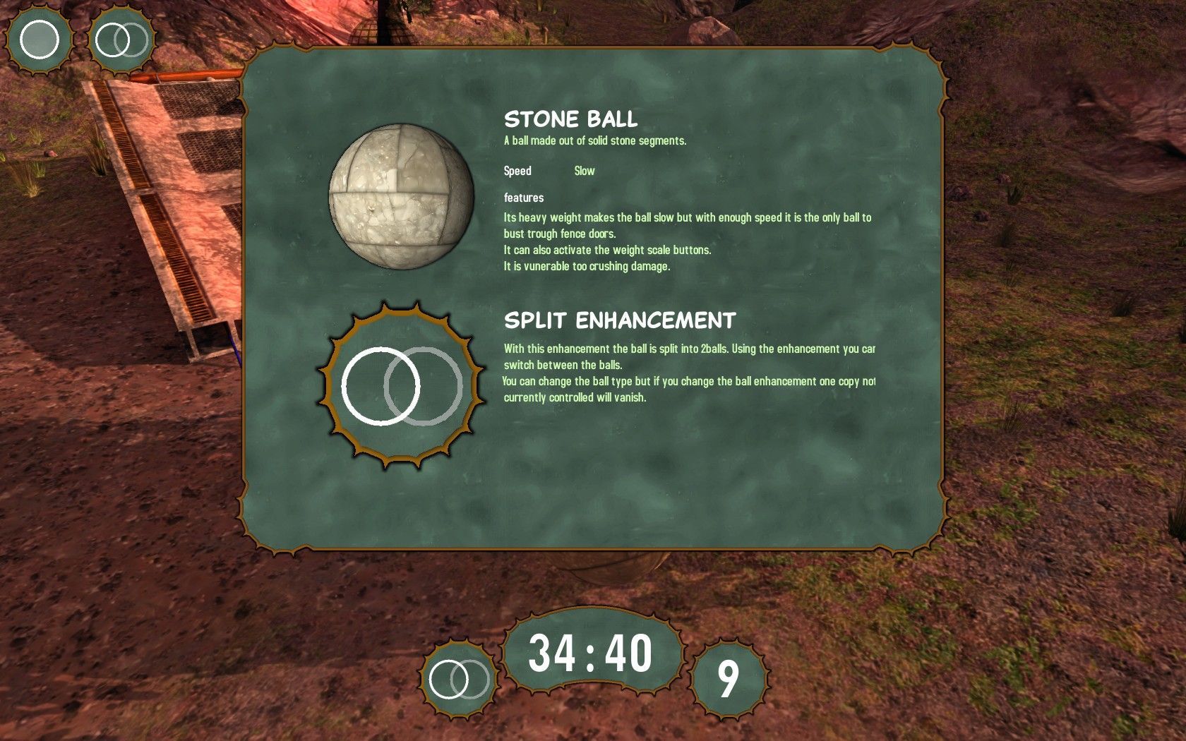 Stone ball simulator