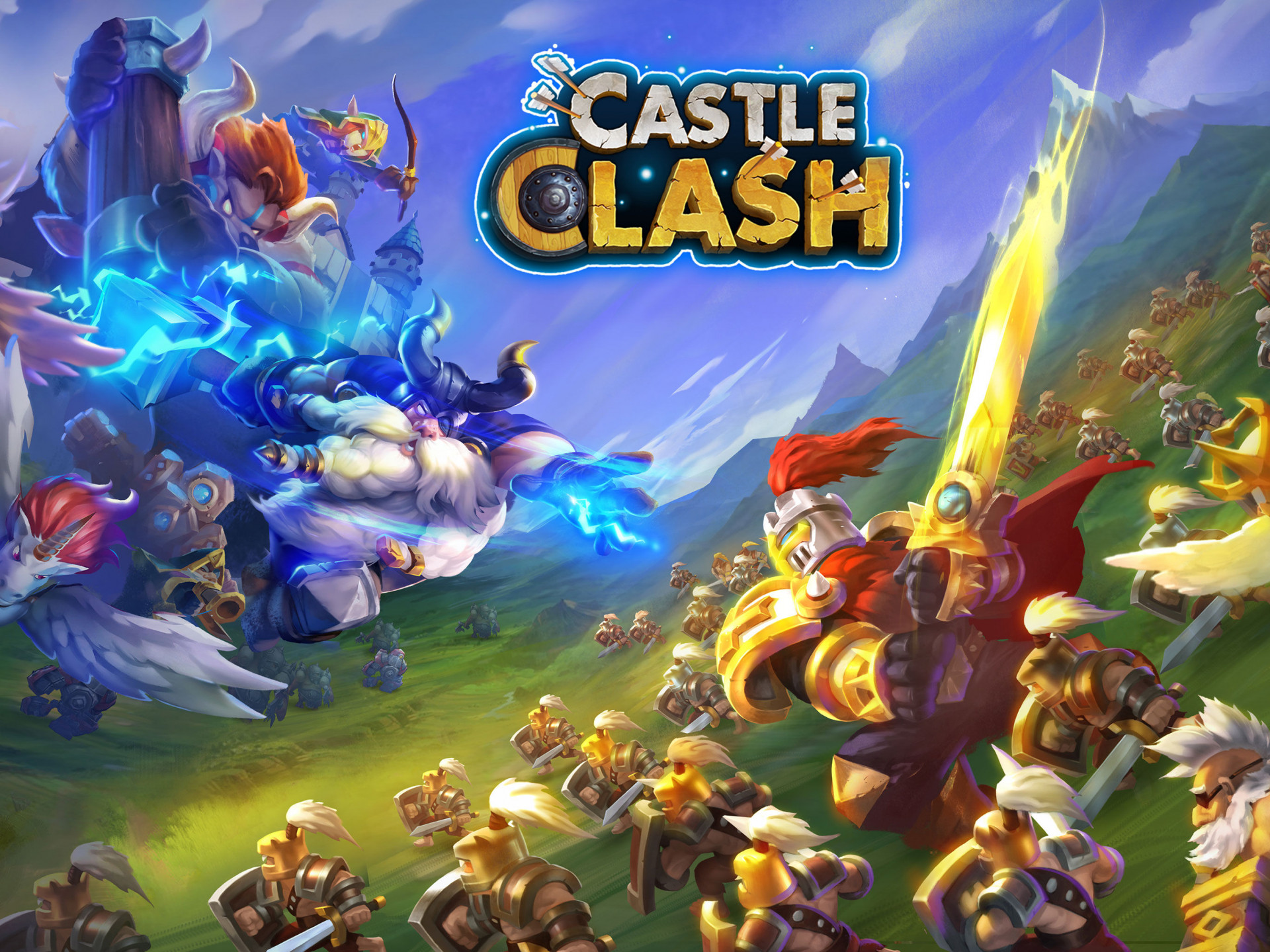 Скриншоты из <b>Castle</b> <b>Clash</b>.