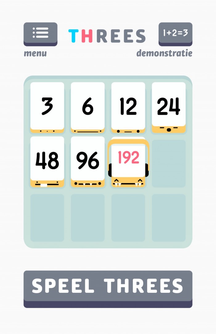 Threes игра. Threes game. Threes.