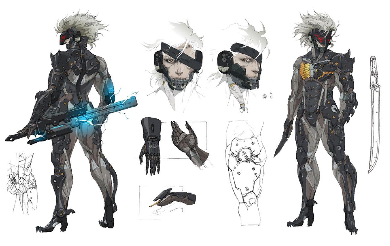 Metal Gear Rising Raiden концепт