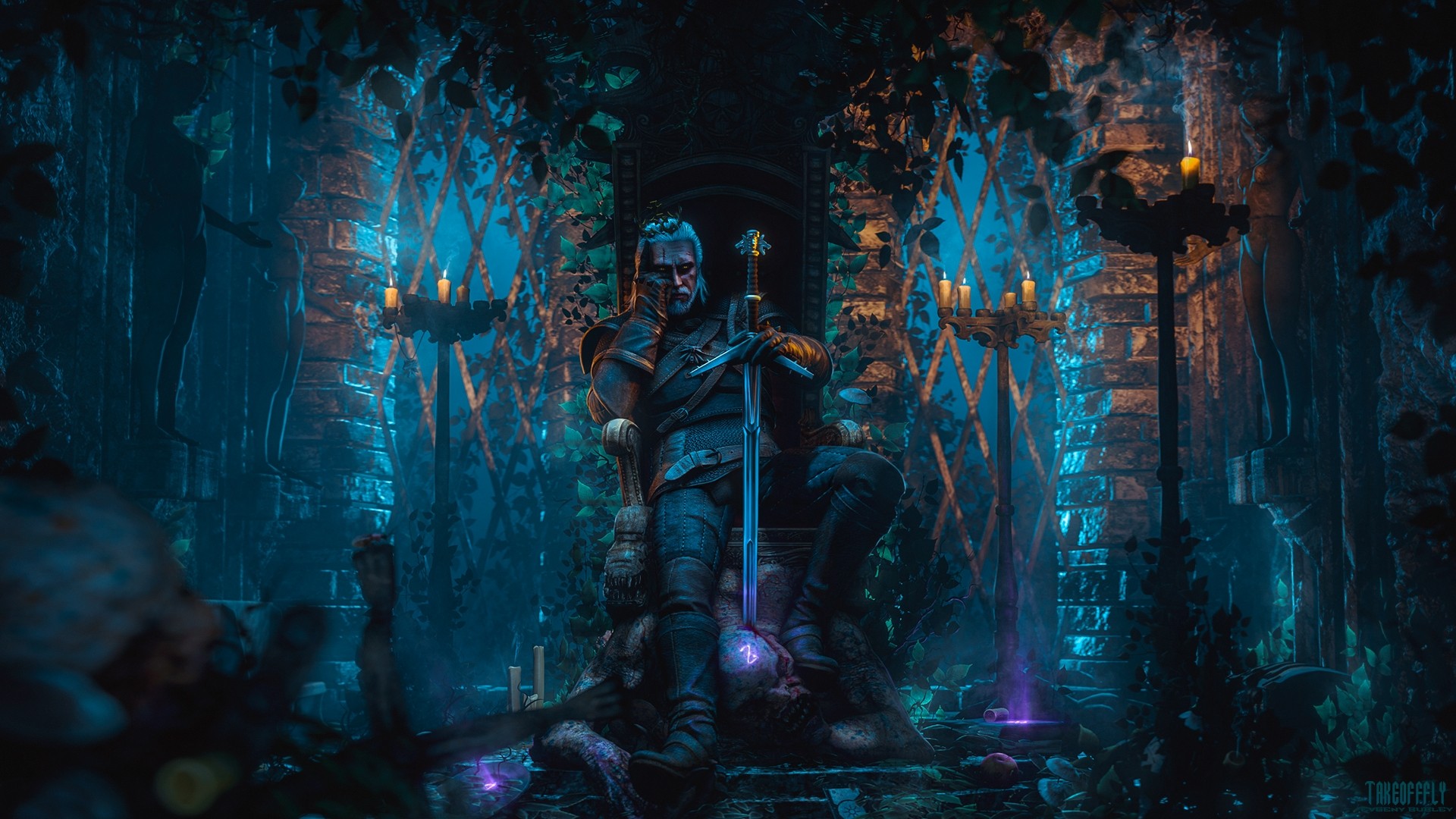 The witcher 3 art 4k фото 4