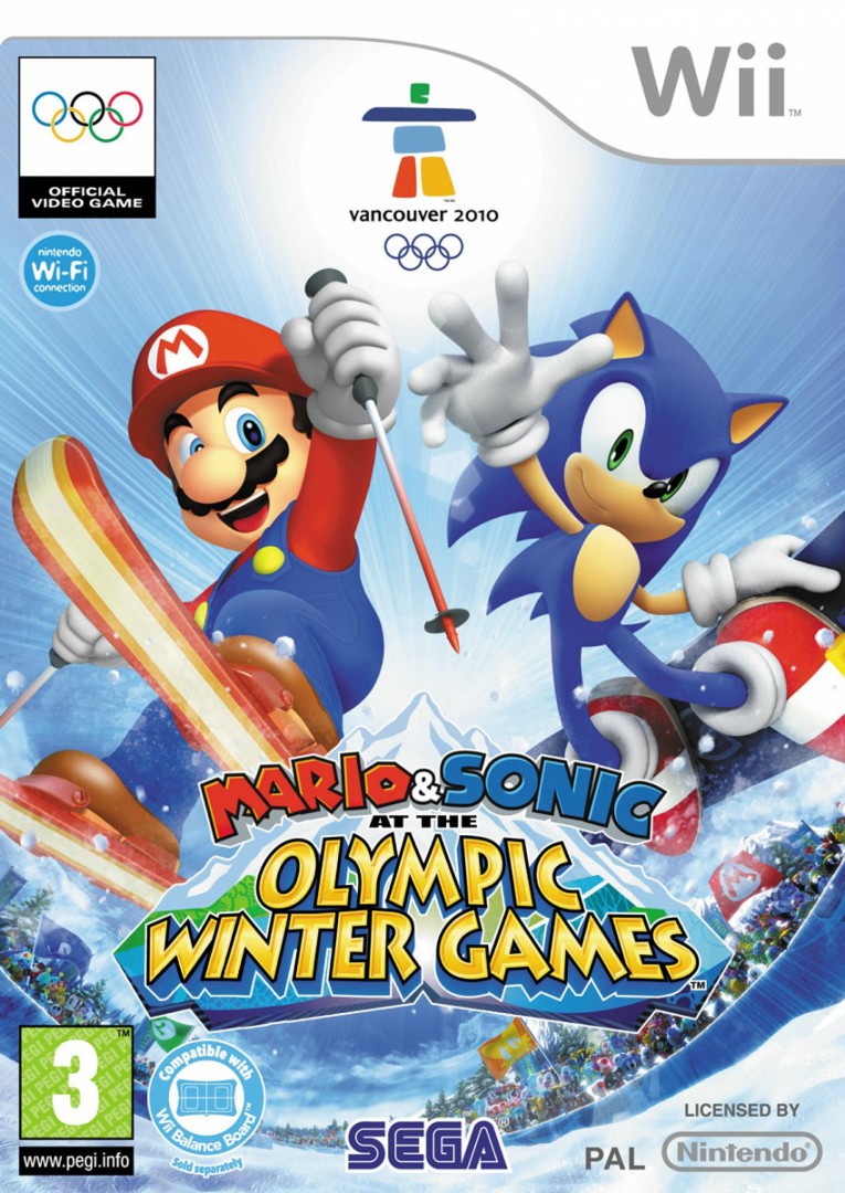 Арт Mario & Sonic at the Olympic Winter Games - всего 23 арта из игры