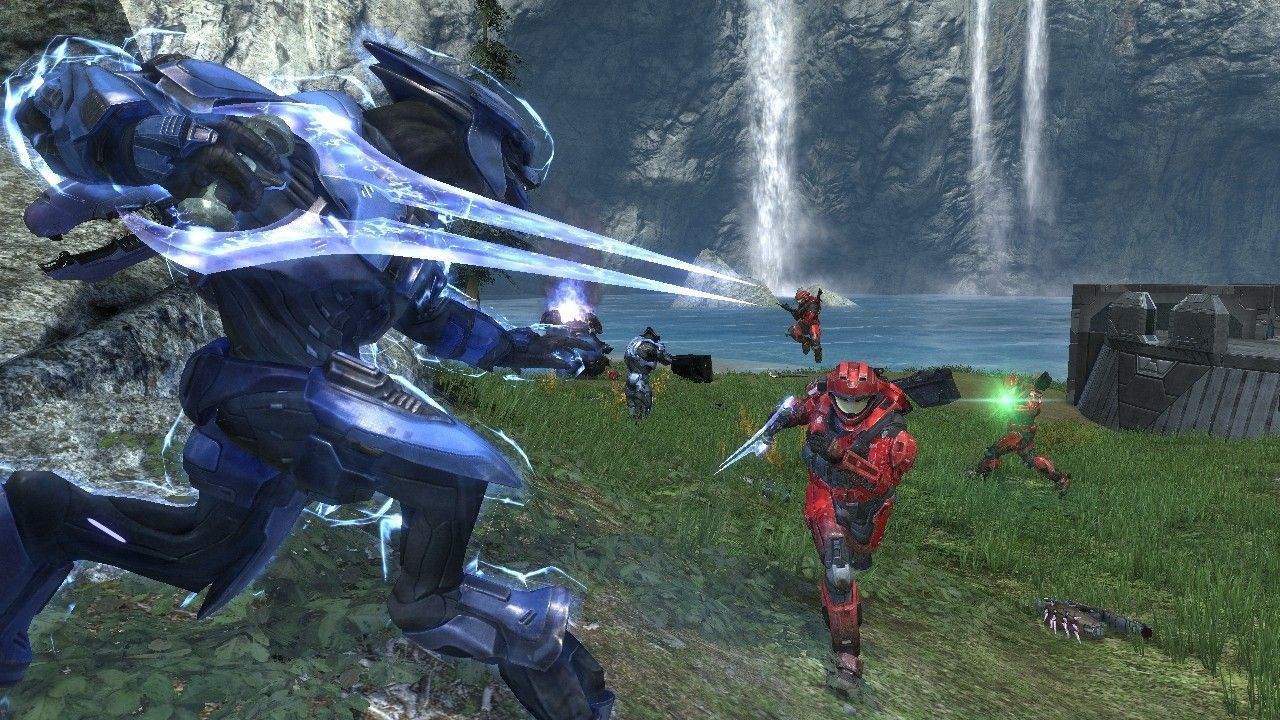Игры стали синими. Halo reach Multiplayer. Halo reach game. Halo reach Legendary Edition.