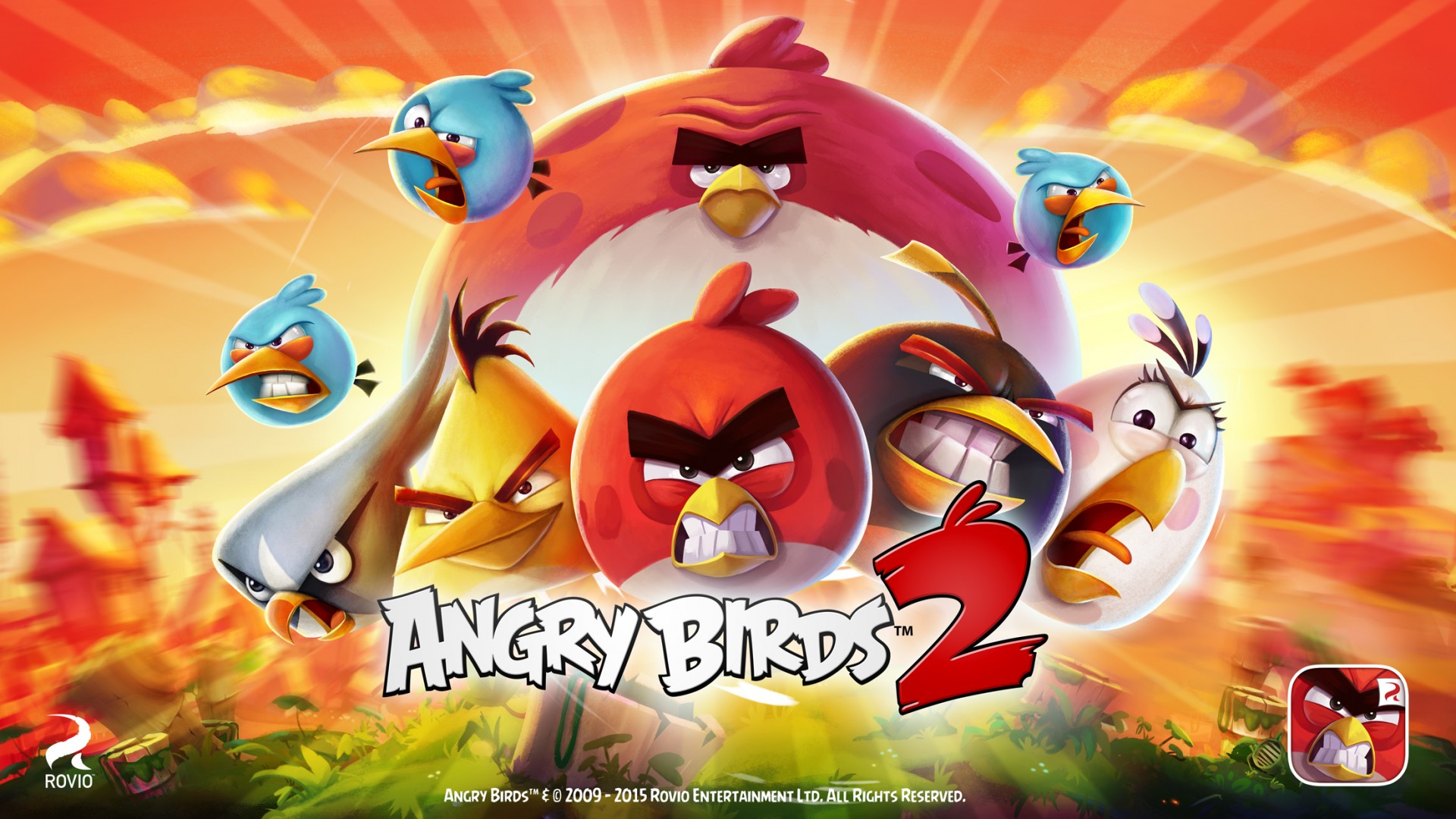 Арт Angry Birds 2 - всего 6 артов из игры